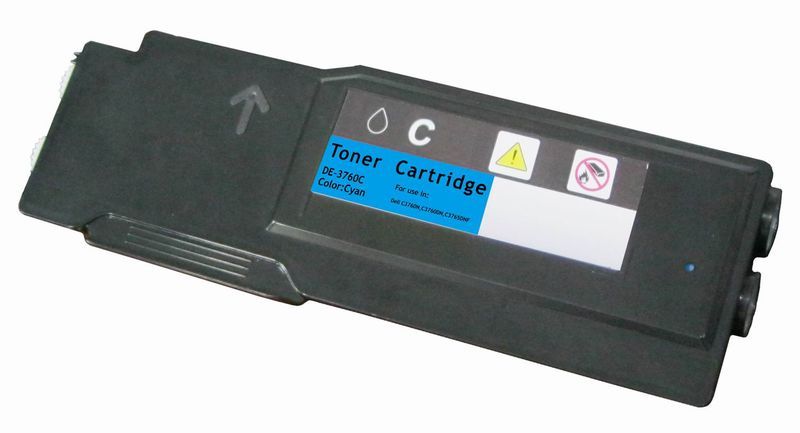 Dell A6197755 CYAN Toner Cartridge Compatible 331-8432 for Dell C3760dn C3760n C3765dnf 9K